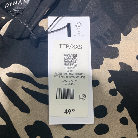 2 for $30 🌈 Dynamite Front Twist Mini Dress BNWT - Picture 6 of 6